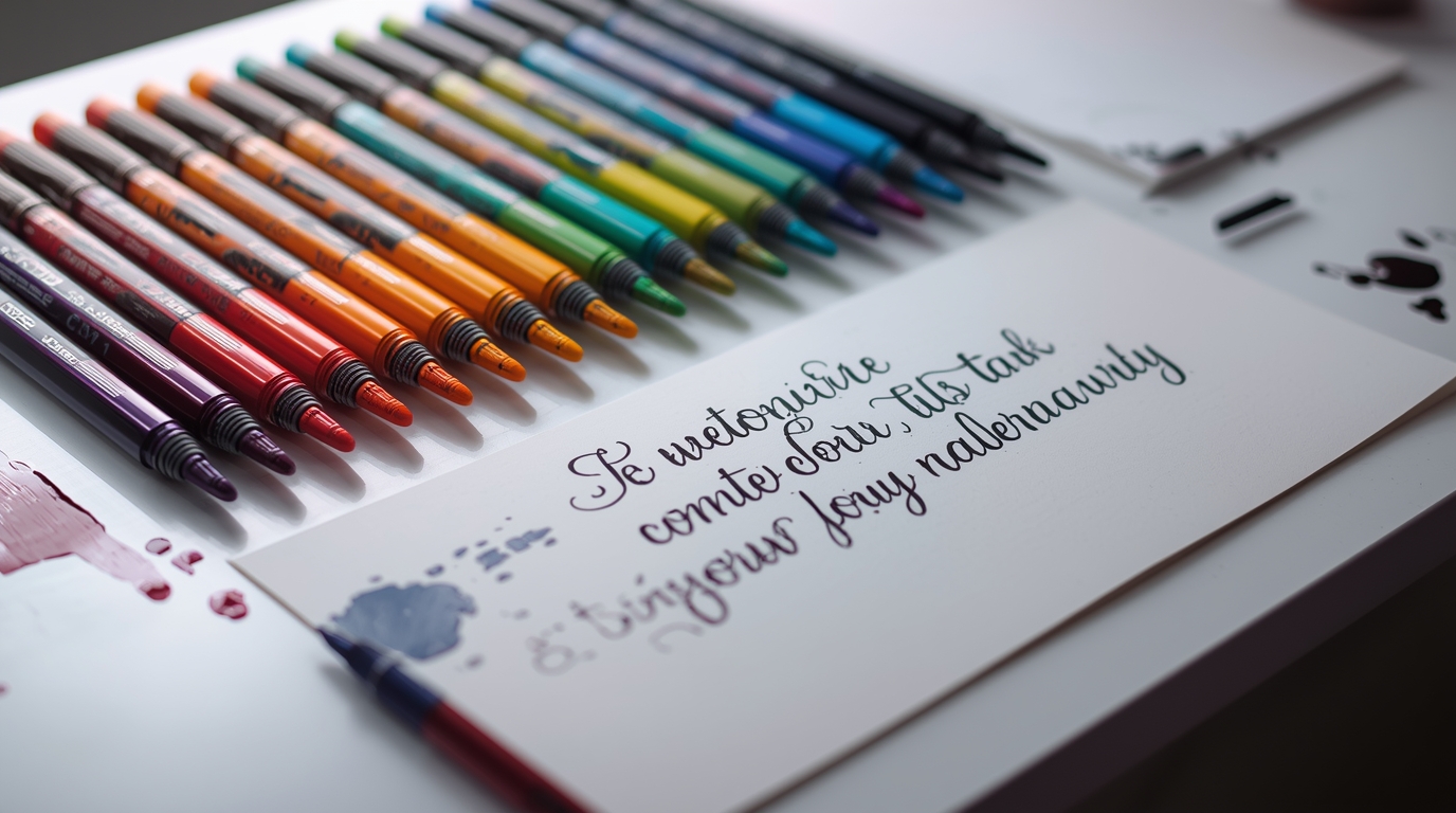 Kalligrafi tuschpenna Kalligrafi tuschpenna
